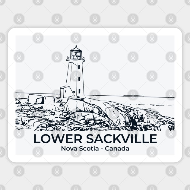 Lower Sackville - Nova Scotia Magnet by Lakeric